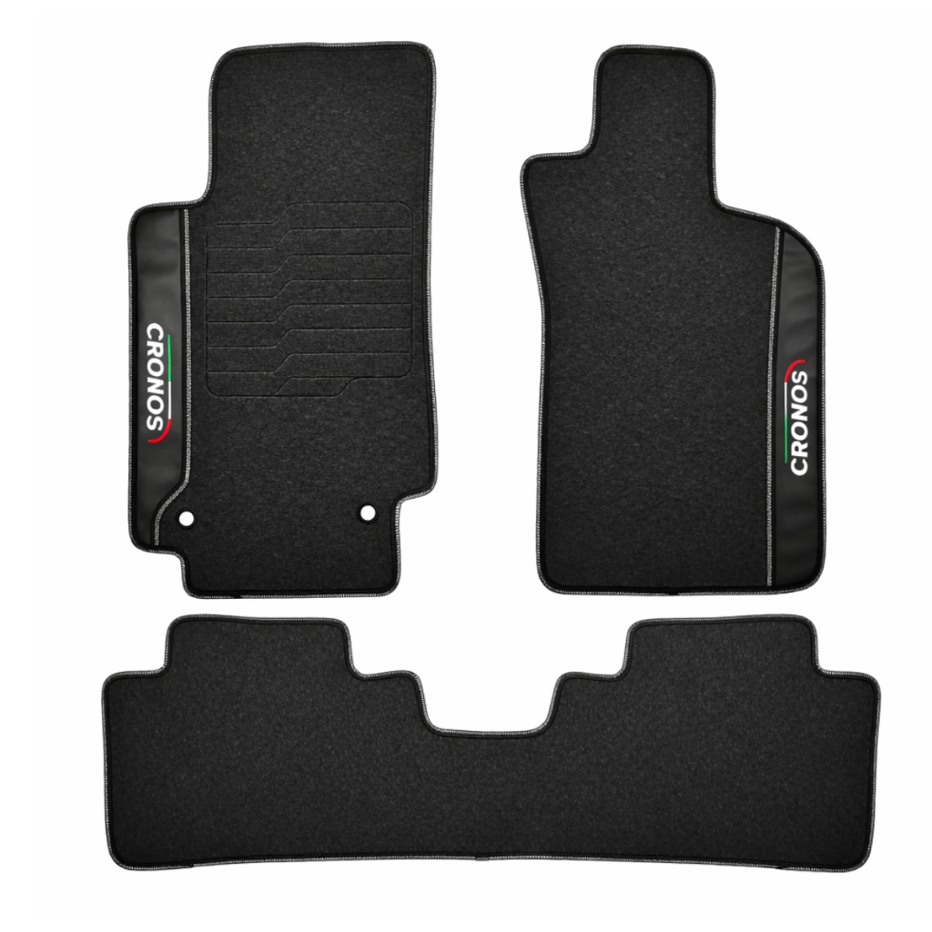 Kit Tapete Carro Cronos 2018 19 a 24 25 1.8 Precision Personalizado Impermeável