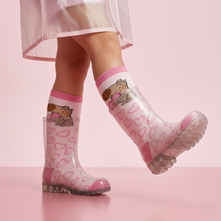 Kit Galocha Infantil Menina Bota Alta + Meia Colorida Infantil Cano Alto em Oferta na Shopee