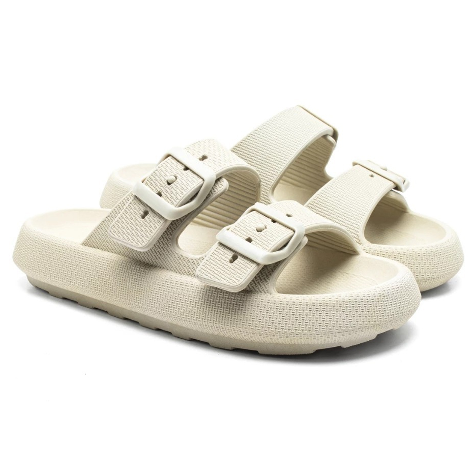 Chinelo Sandália Unissex Plataforma Flatform Feminina e Masculina Birken Nuvem Confortável Com Fivela Ajustável