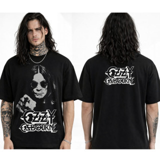 Camiseta Rock Oversized - Ozzy Osbourne Black Sabbath - Camisa Estampada Unissex Streetwear Moda Rock