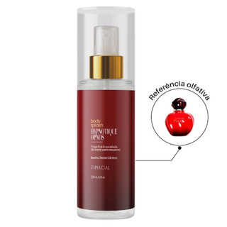 BODY SPLASH FEMININO HYPNOTIQUE OPNOS 200ML - PRIMACIAL PERFUME ABAUNILHADO E FLORAL
