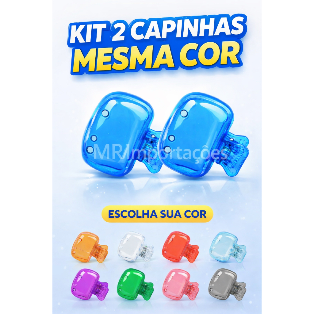 Protetor Escova de Dente Universal | Kit 2 Capas Protetoras Mesma Cor Higiene Viagem em Oferta na Shopee