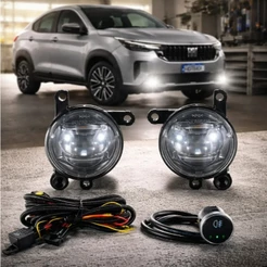 Kit Milha Led Fastback a partir 2026 Shocklight Neblina Serra Serração Farol Farolete Baixo Alto Noite Estrada Rodovia