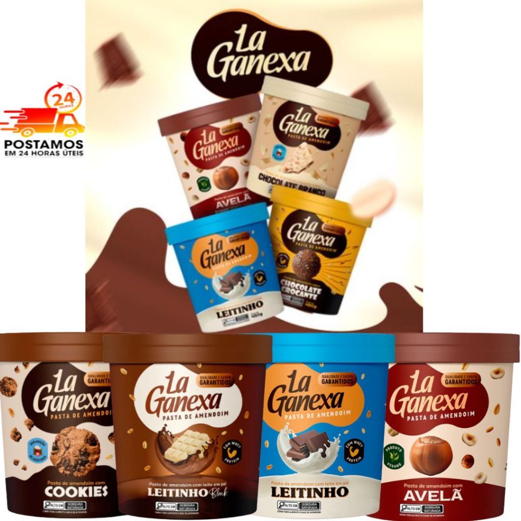 Pasta De Amendoim La Ganexa  1Kg em Oferta na Shopee