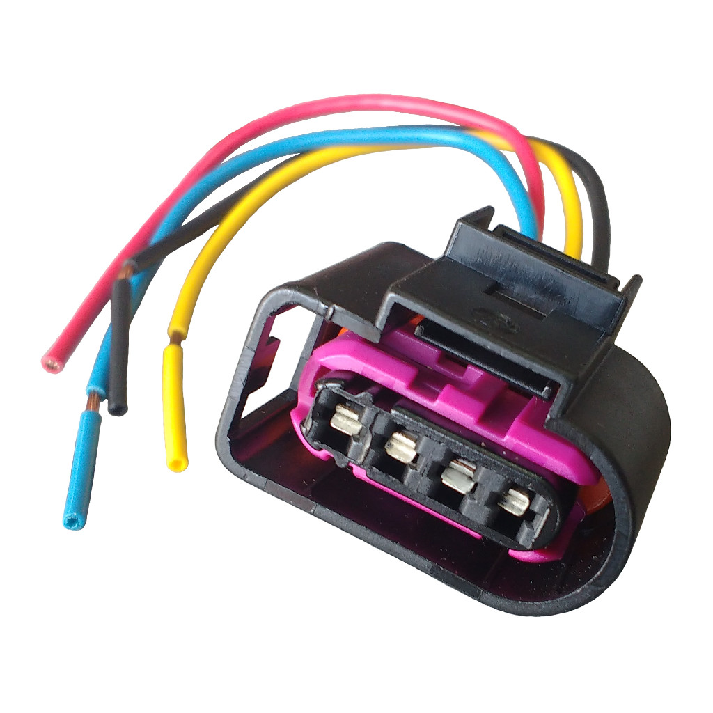 Conector Chicote P/ Bobina Ignição Gol Saveiro Voyage G6 / Fox 1.0 e 1.3 3cc / Golf 1.4 TSI Golf 1.6 MSI