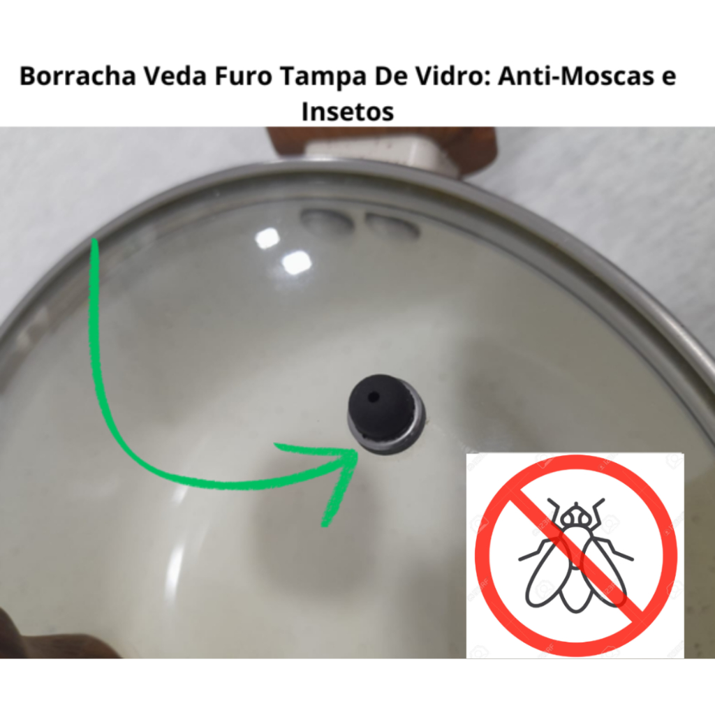 Borracha Veda Furo Tampa de Panela De Vidro Protetor de Alimentos Anti-inseto