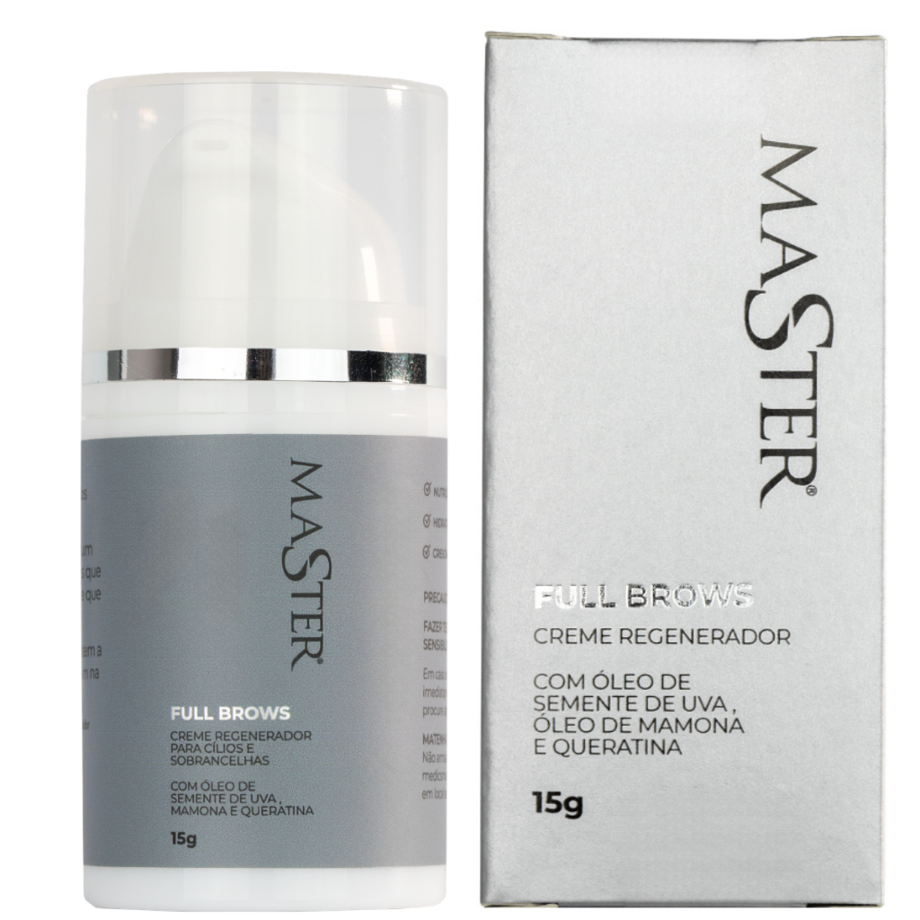 Creme Regenerador Full Brows Master Cílios Sobrancelhas 15g