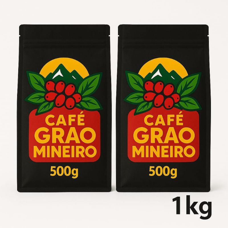 Café em Grãos 1Kg - Artesanal 100% Arábica da Zona da Mata Mineira