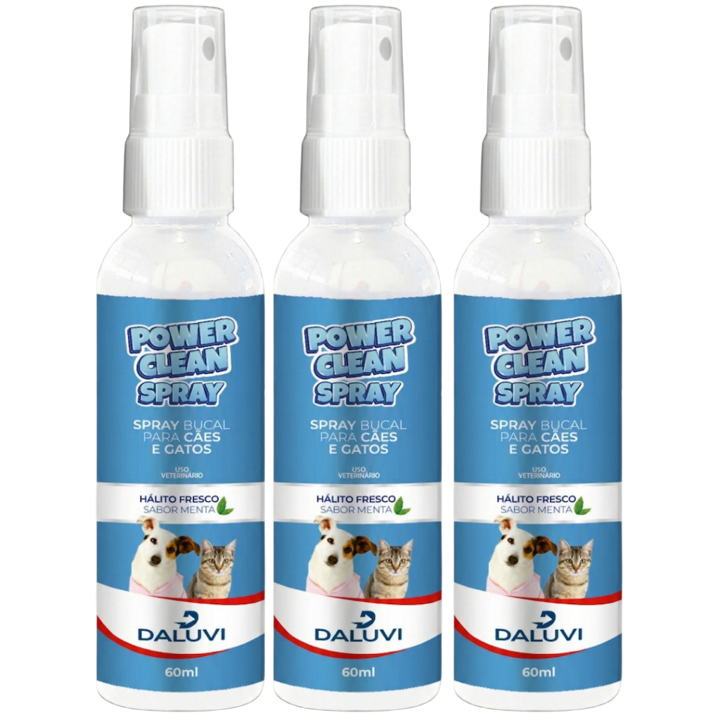 Kit 3 Potes Power Clean Spray | Loja Oficial