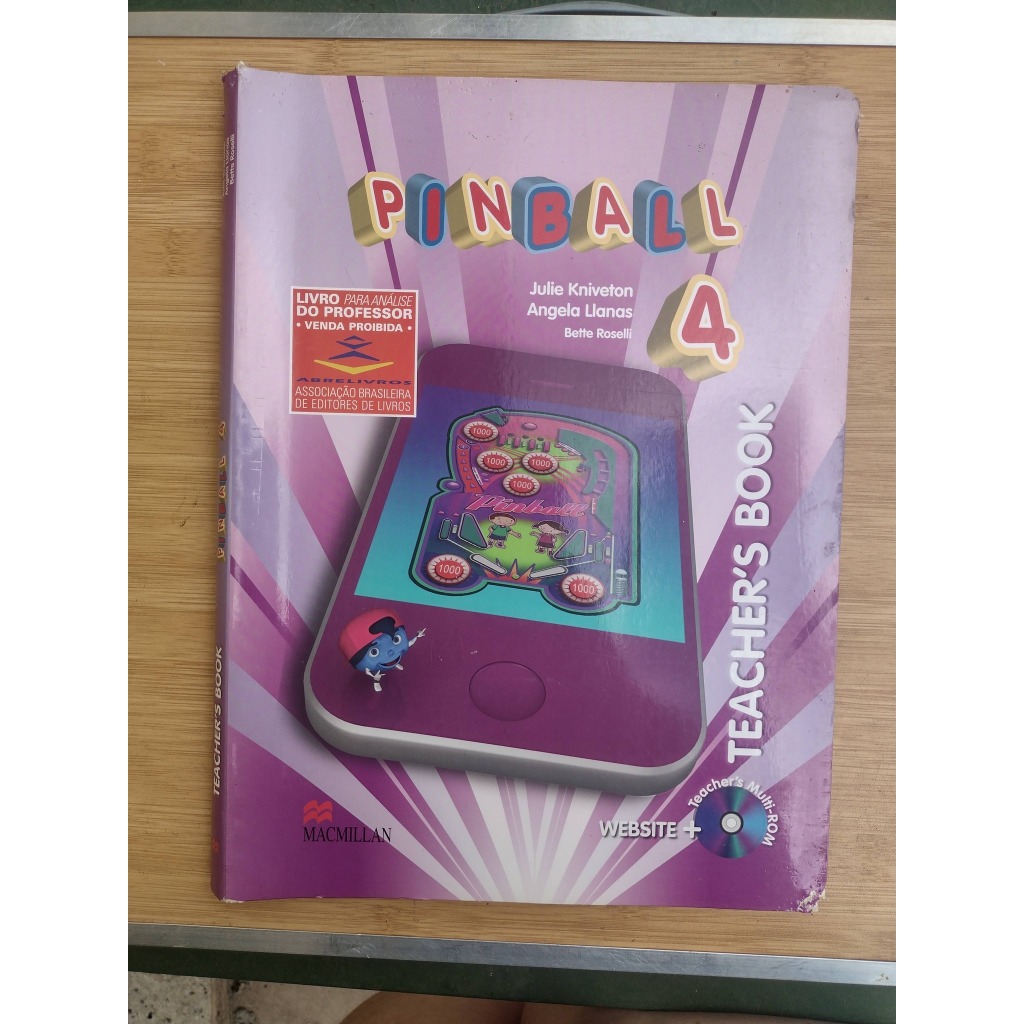 Pinball 4 do professor Teacher's book Julie Kniveton Macmillan ingles english