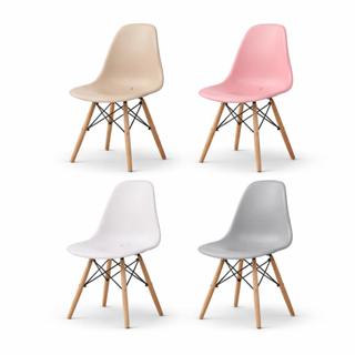 Kit 4 Cadeiras Eiffel Eames Sala Quarto Escritorio Mesa Jantar Moderna em Oferta na Shopee