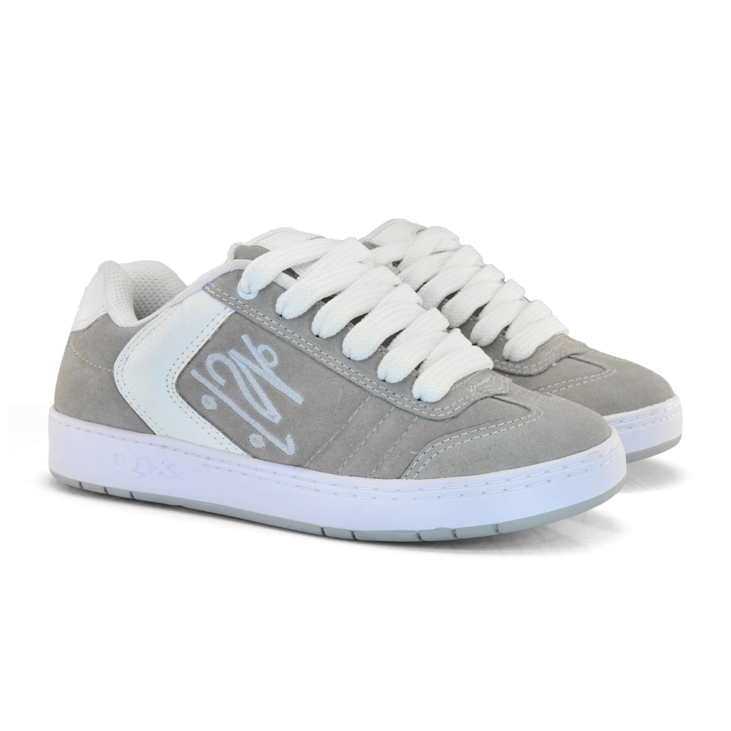 Imagem Tênis Qix Chorão Lado B Original Couro Camurça Bordado Masculino Feminino Macio