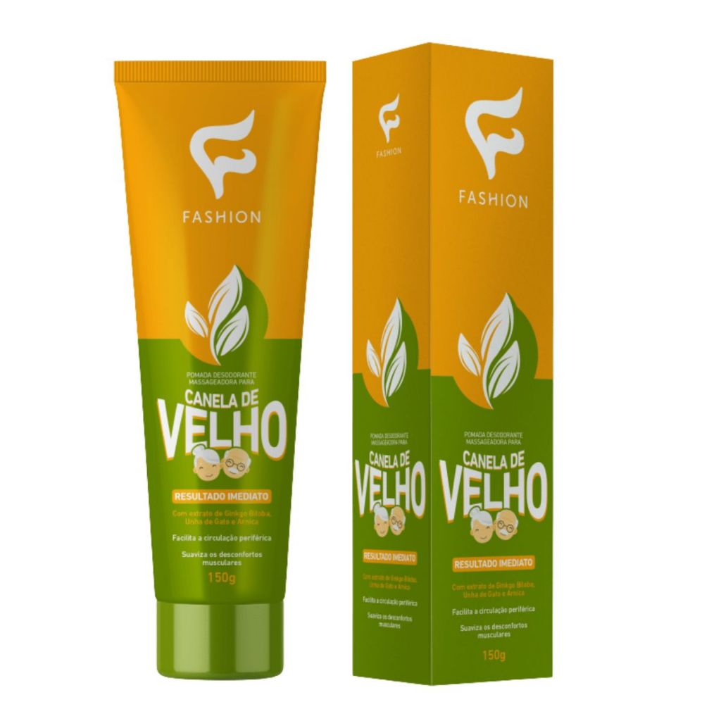 Pomada Desodorante Massageadora Canela De Velho 150G Fashion