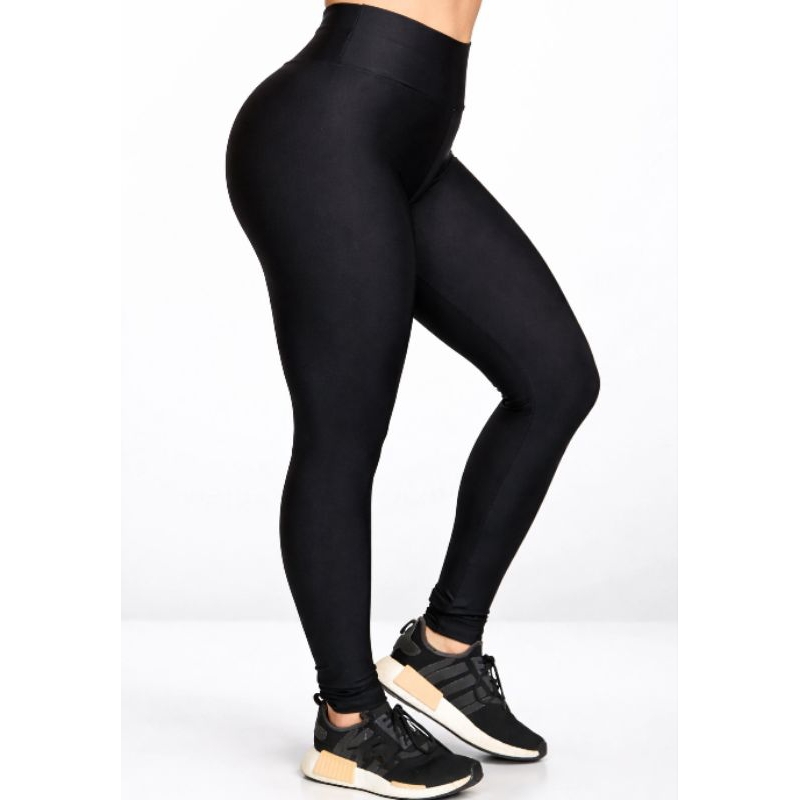 Calça Legging Feminina Grossa Cintura Alta Anti Transparência Leg Fitness Academia Suplex