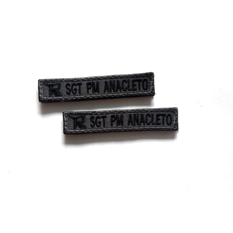 Detalhes do Tarjeta patch personalizada de identificação com fecho de contato velcro