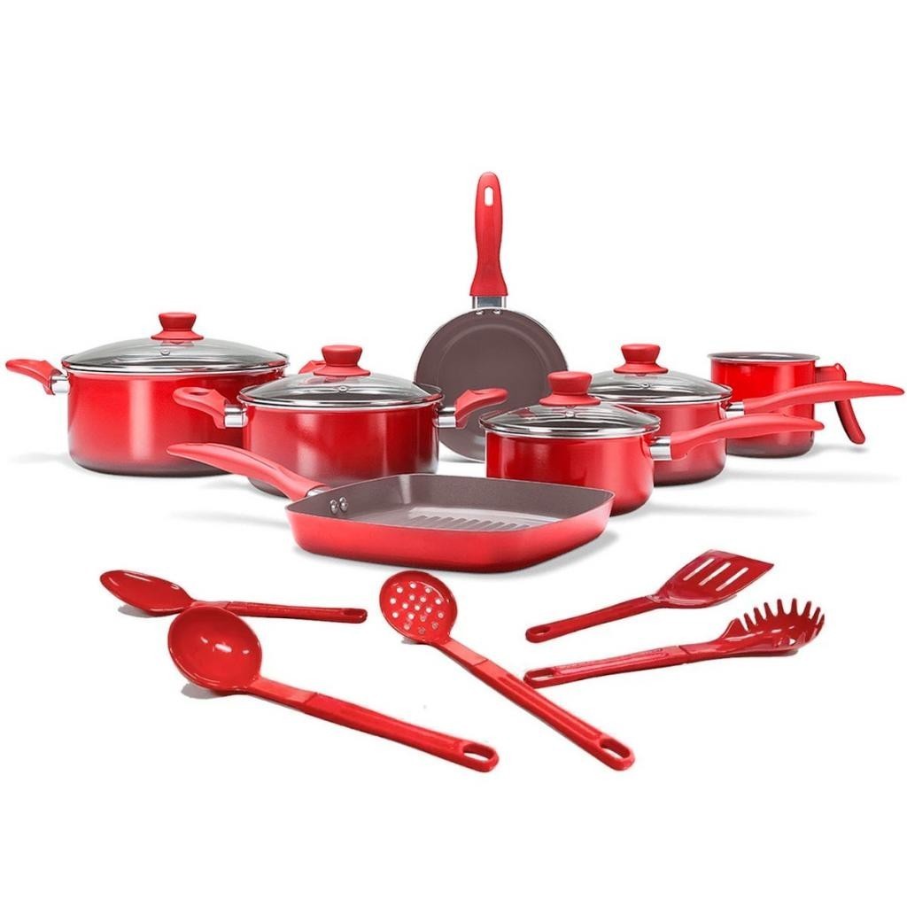 Jogo de Panelas Brinox Revestimento Cerâmic Life Easy 12 Peças em Oferta na Shopee