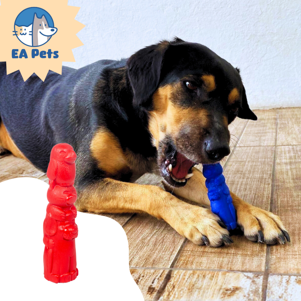 Mordedor Em Nylon Da Pet Games Totem Brinquedo Super Resistente Seguro Durável Para Cães Cachorro