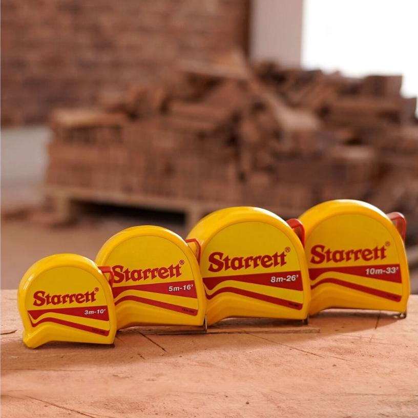 Trena   Starrett 3m-5m-8m-10m Super Resistente Para Pedreiro Engenheiro Mestre De Obras