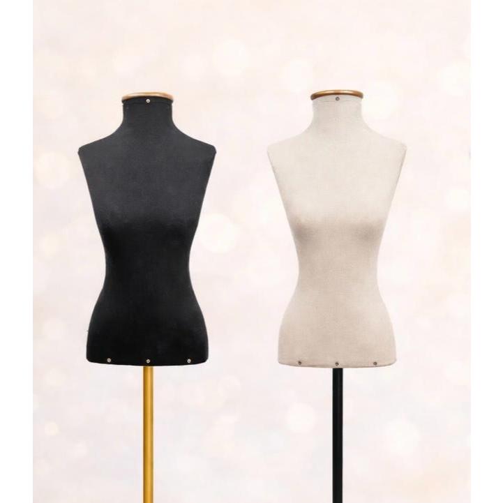 Busto Costureira Acolchoado Para Moulage Alfinetar Manequim Feminino Modelagem Ateliê Loja Roupa Modelos veste 38 ao 40.