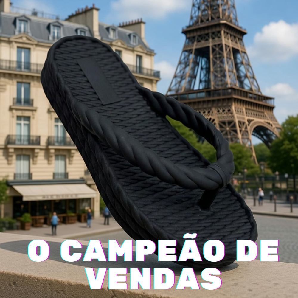 Chinelo 3 Tranças Nuvem Feminino Macio  Plataforma Ortopédico Confortável Envio Rápido