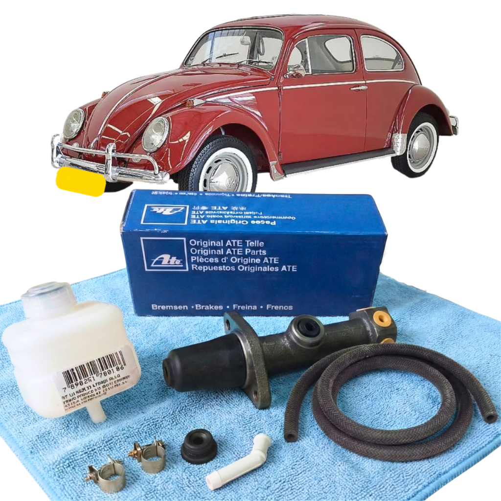 Cilindro Freio Mestre + Reservatório + Kit Freio Fusca 1300 Fusca 1500 Fusca 1600 Brasilia Kombi