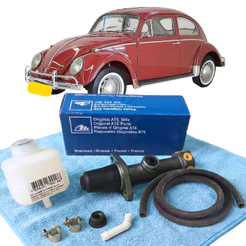 Cilindro Freio Mestre + Reservatório + Kit Freio Fusca 1300 Fusca 1500 Fusca 1600 Brasilia Kombi