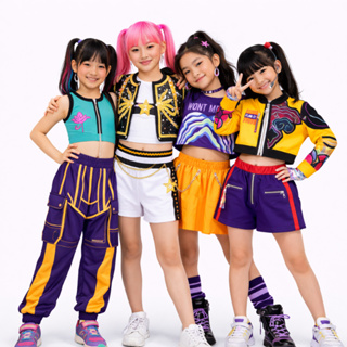 Fantasia Guerreiras do KPop Mira K-Pop Luxo Dança Show Roupa Rumi Zoey Mira Meninas Cosplay Festa Huntrix Aniversário em Oferta na Shopee