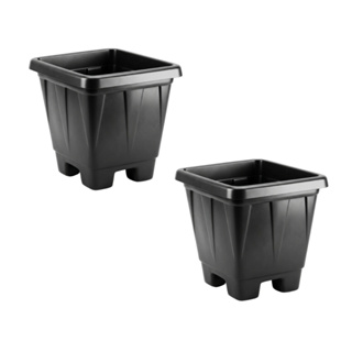 Kit 15 Vasos Quadrados Preto 2lt Horta Planta Casa Jardim Mudas em Oferta na Shopee