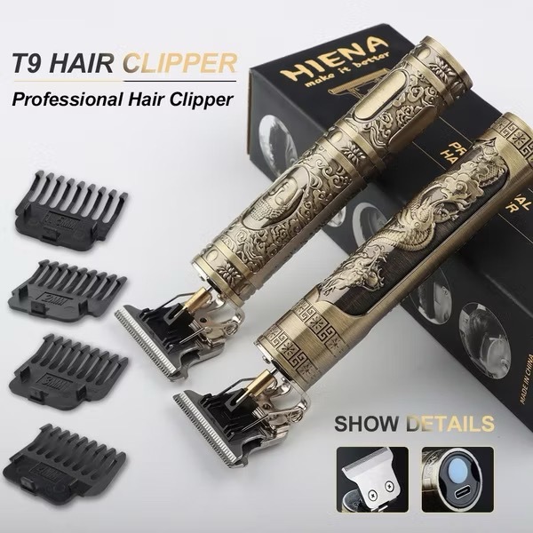 Máquina de Cortar Cabelo e Barba Masculina, Barbeador Elétrico e Aparador Profissional em Oferta na Shopee