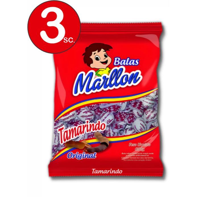 Detalhes do Bala de Tamarindo Saco com 500g