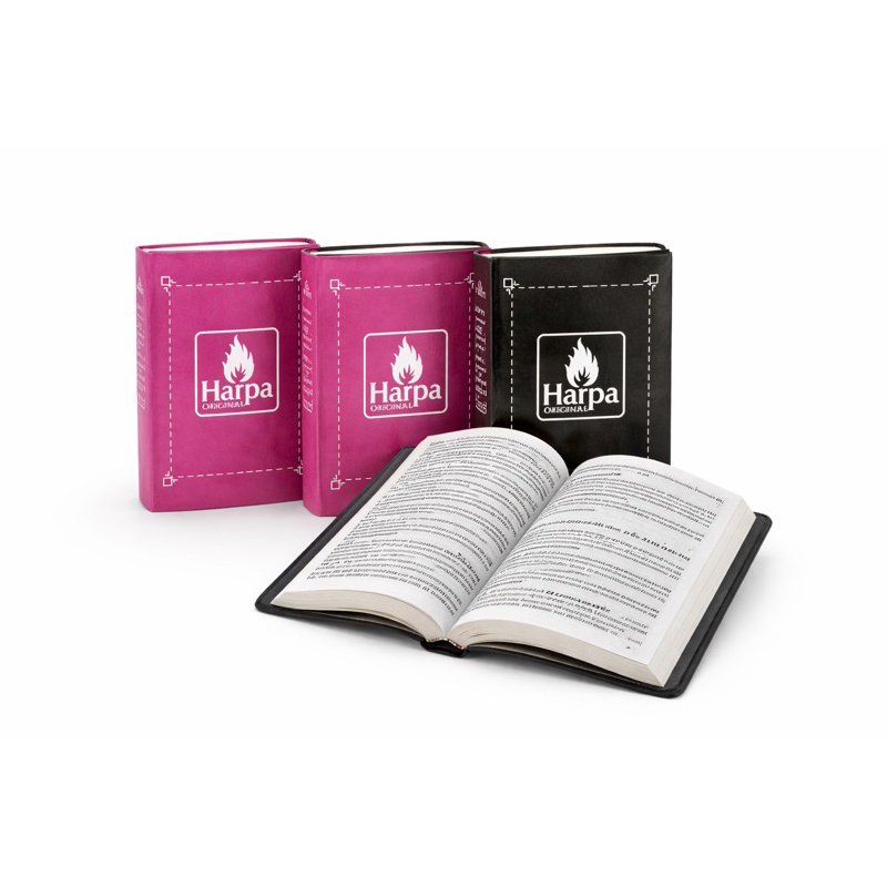 4 x Harpas Cristã Hinos E Corinhos harpa Mulher Virtuosa 2 x Rosa + 2 x Preta Original Harpa em Oferta na Shopee