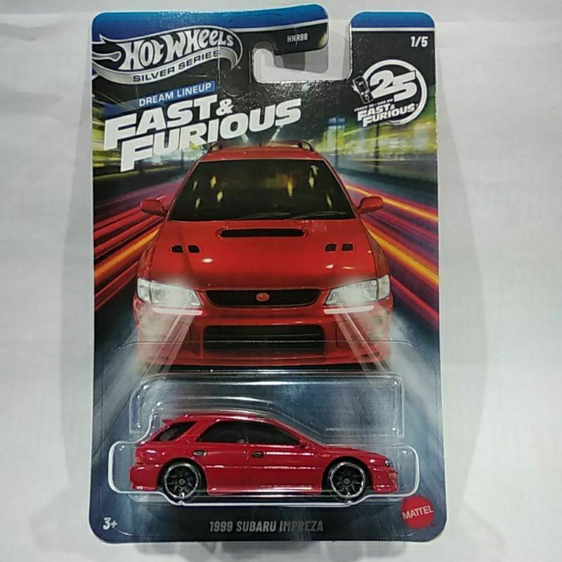 Hot Wheels Velozes e Furiosos  Silver series HNR88