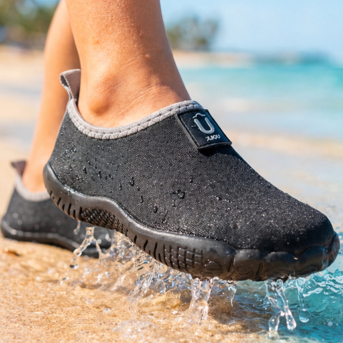 Sapatilha Aquática Infantil Antiderrapante Neoprene Calce Fácil Ideal para Praia Piscina Cachoeira