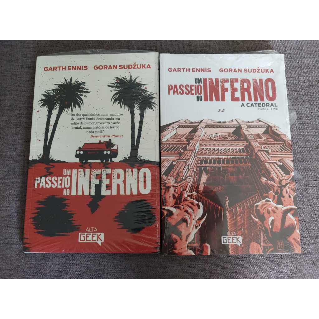 Coleção Um Passeio No Inferno - Garth Ennis - 2 volumes