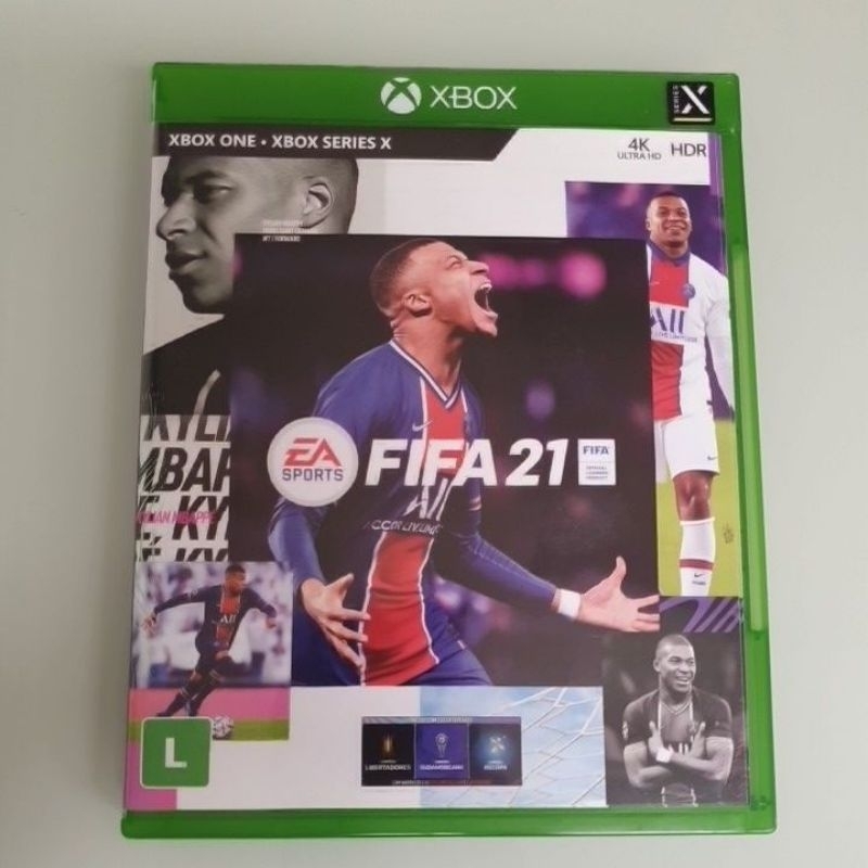 jogo físico fifa 21 da easports para xbox one e xbox series x.