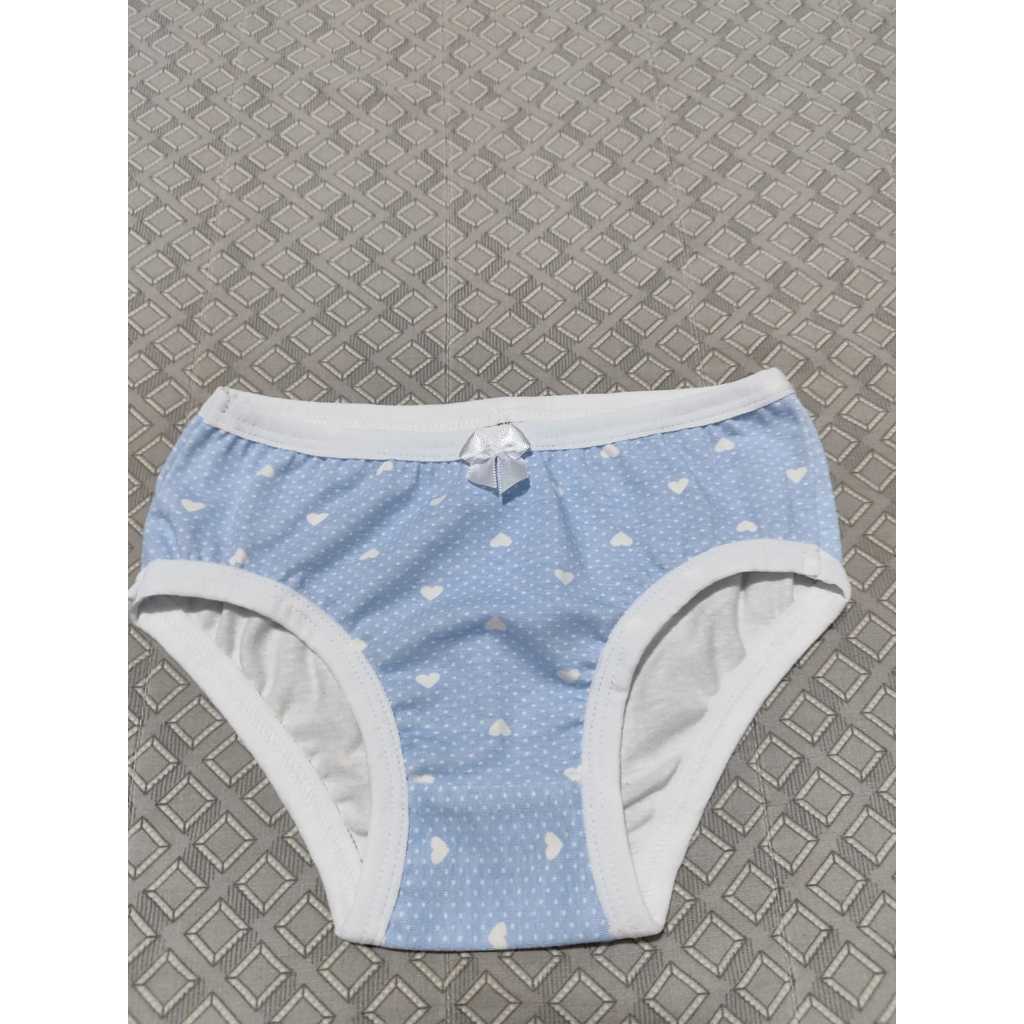 Calcinha Infantil Criança Menina Moda Infantil Algodão Confortavél