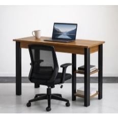Mesa Office com Cadeira Mesh Escritório Completo Home Office