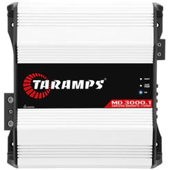 Amplificador Taramps Md3000 1 Canal 3000w Rms 2 Ohms Modulo Digital Potencia Barra MD 3000
