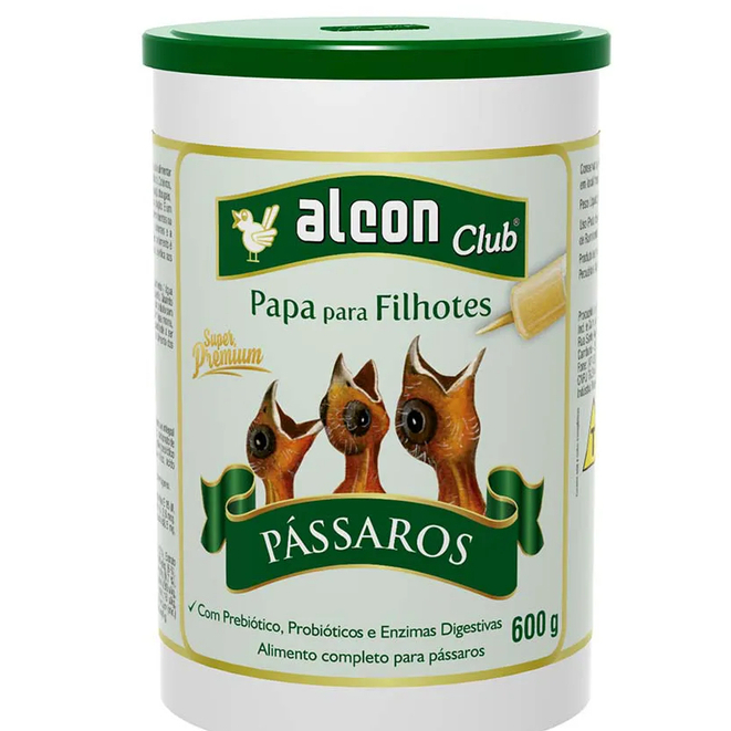 Ração Alcon Club Papa Para Filhotes 600g ou 160g Alimento Passaros filhotes