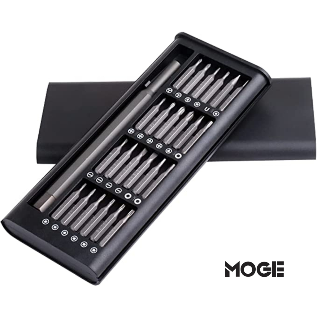 Kit Chave de Precisão 24 Peças | Magnético | Reparos Celular PC Videogame | iPhone Android