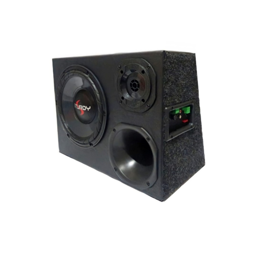 Caixa Trio Amplificada 10 Polegadas Sturdy 400W RMS