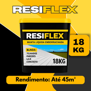 Líquida Manta Resiflex 18kg Impermeabilizante Contra Infiltração e Umidade Para Laje e Telhado em Oferta na Shopee