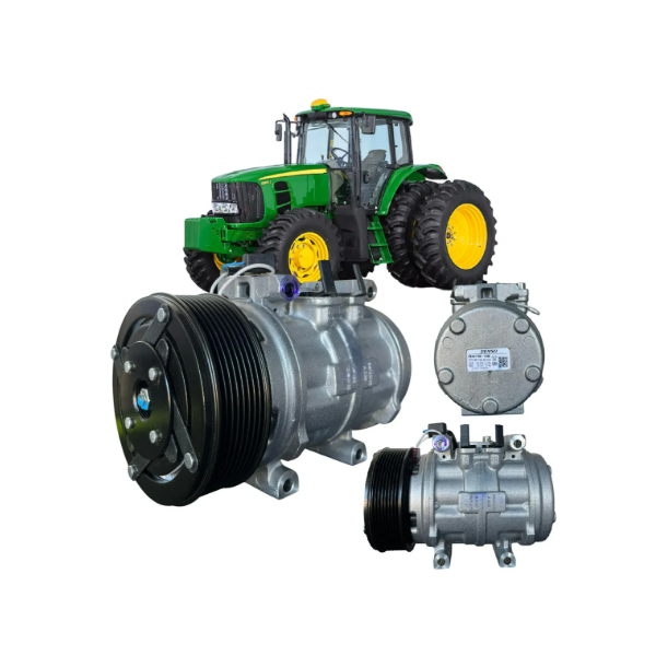 Compressor 10p15 Compatível C/ Trator John Deere Serie 6000 Original Denso - BC447190-1590RC