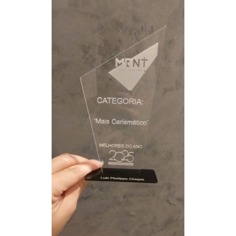 kit 3 troféus gravados a laser