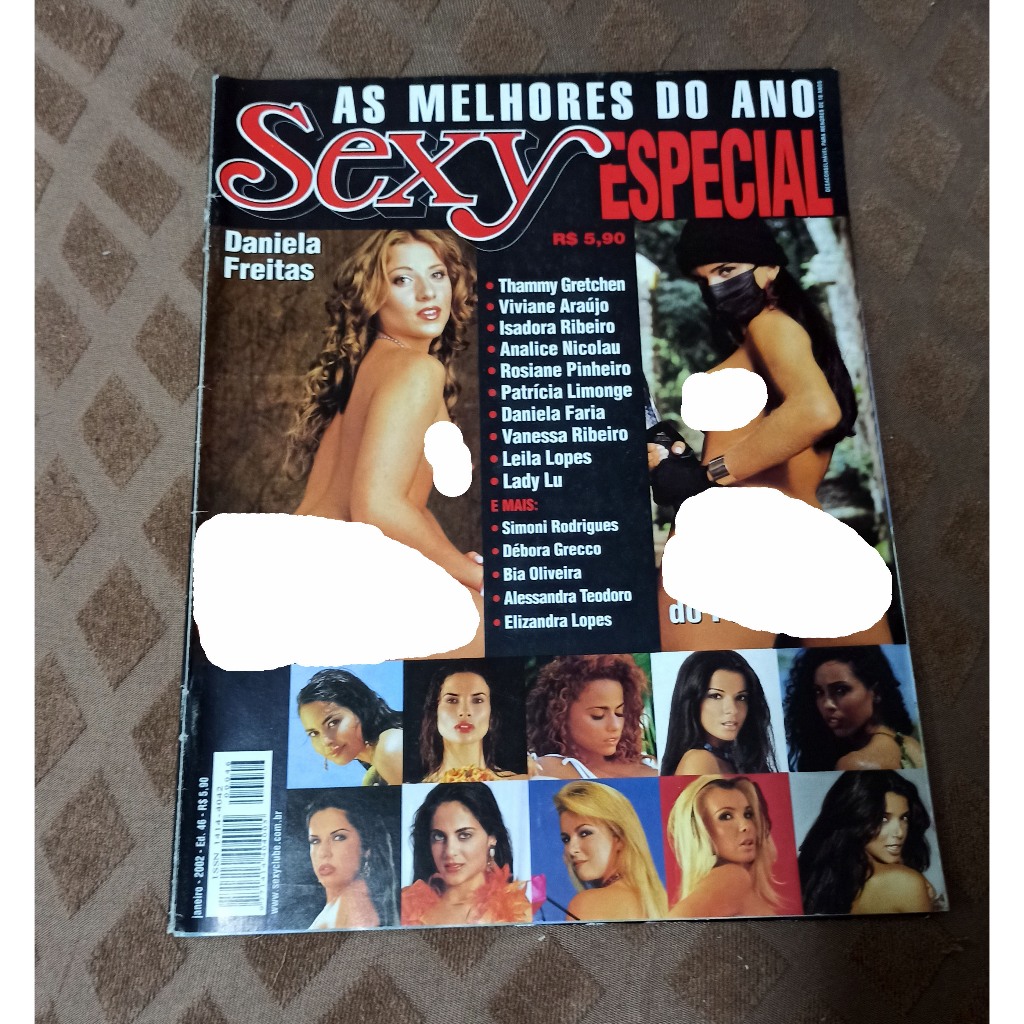 Revista Sexy Especial - As Melhores do Ano 2001