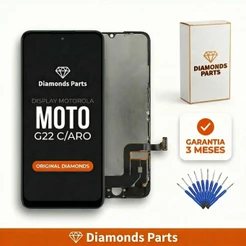 TELA DISPLAY FRONTAL MOTO G22/E32 DIAMONDS