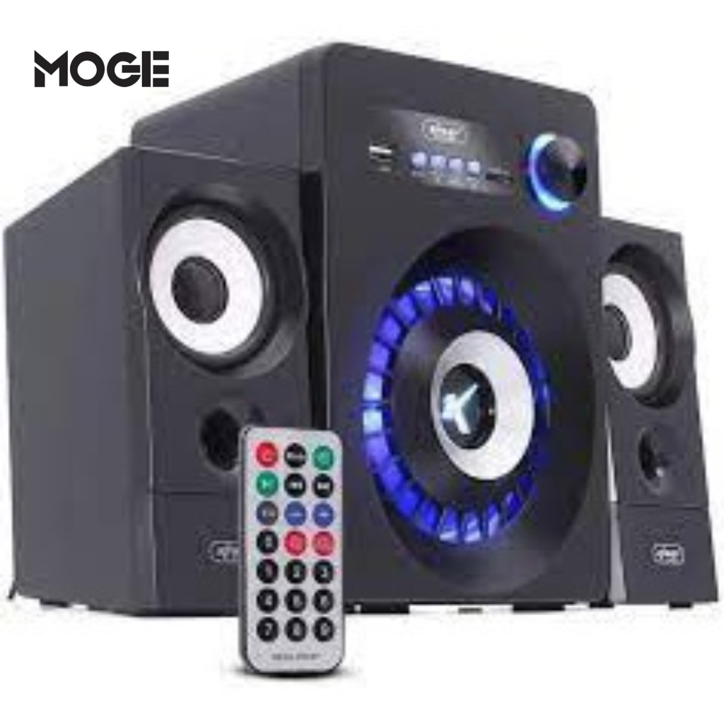 Caixa de Som 2.1 Subwoofer 16W | USB SD FM | Controle Remoto | Knup KP-6022BH em Oferta na Shopee