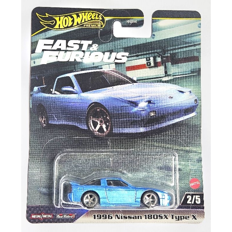 Hot Wheels Premium Velozes Furiosos Fast Furious 1996 Nissan 180SX Type X 1/64 - 2025