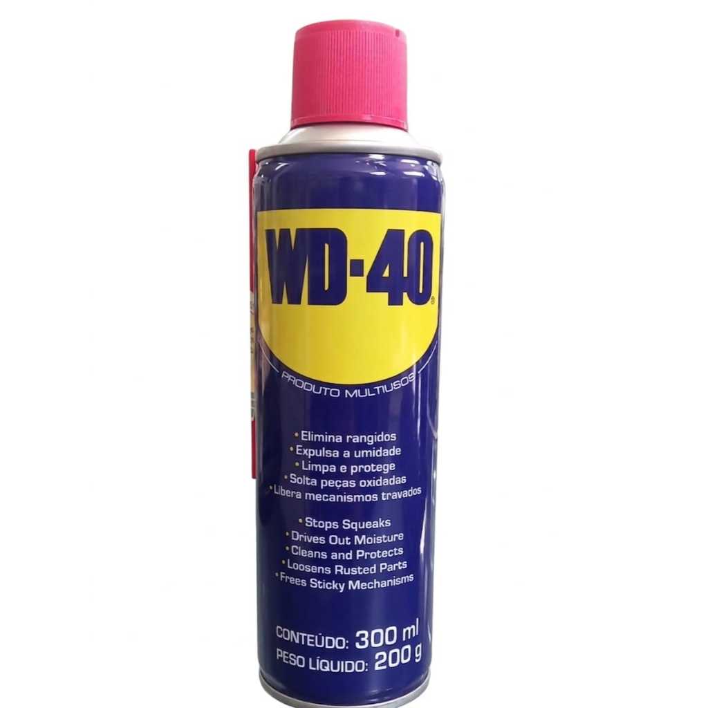 WD-40 Lubrificante Multiusos 300ml Original Aerossol Anti-Ferrugem