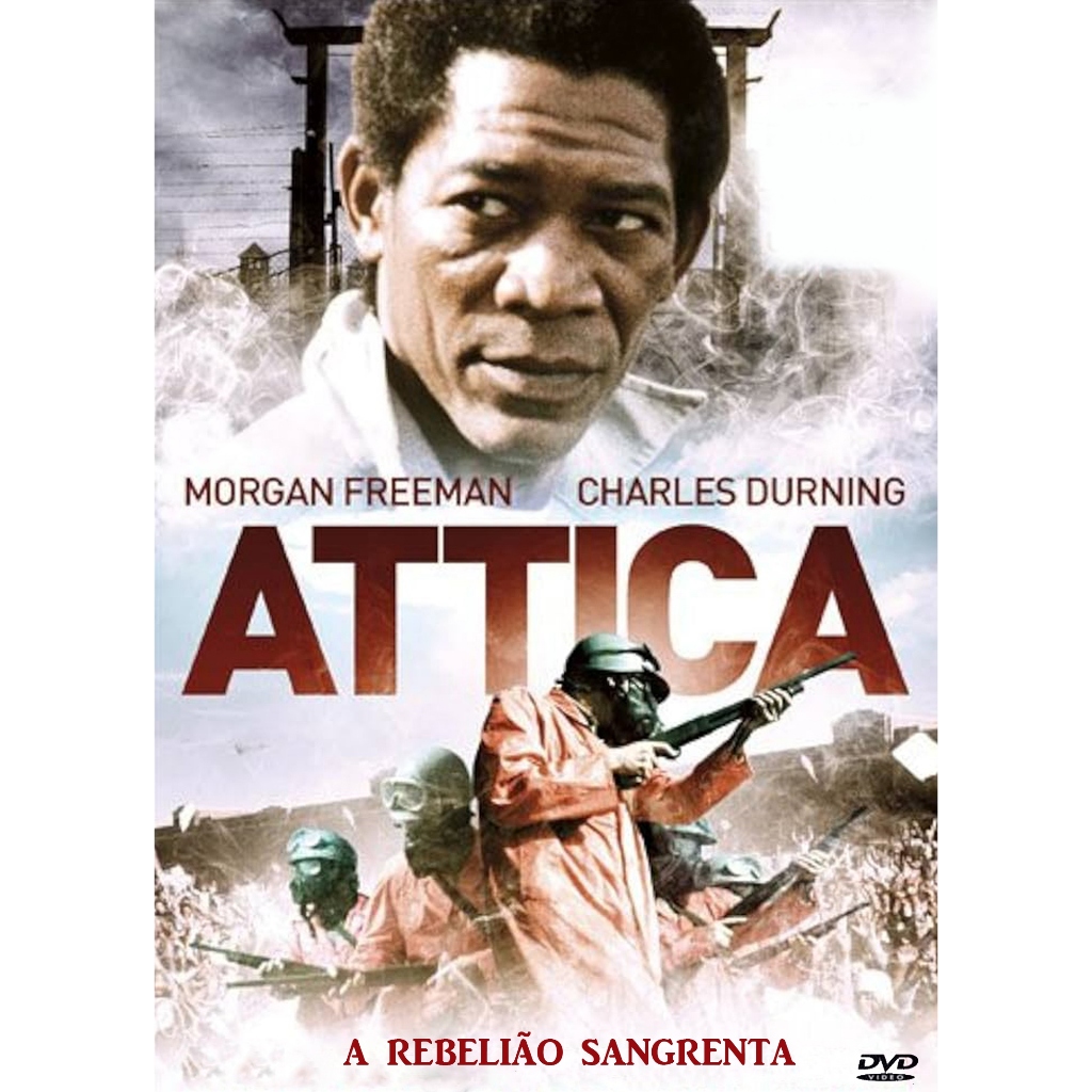 Dvd Attica A Rebelião Sangrenta Morgan Freeman Dublado